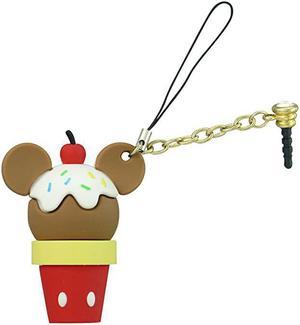 Mickey Mouse Ice Cream D-Lish Treats Phone Charm, Multi-Colored, 1"