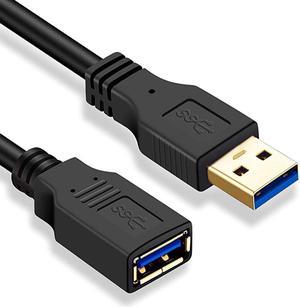 USB 30 Extension Cable 12 ft USB Extension Cable USB 30 Extender Cord Type A Male to Female Data Transfer Lead for Hard DrivePrinterKeyboardCameraUSB Flash DriveCard Reader