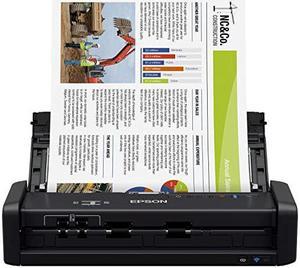 WorkForce ES300W Wireless Color Portable Document Scanner with ADF for PC and Mac Sheetfed and Duplex Scanning