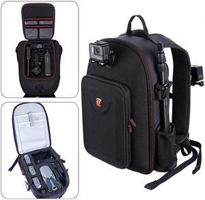Hard Shell Backpack Compatible with DJI Mavic 2 Pro/Zoom Drone/DJI Osmo Pocket 2/DJI Osmo Pocket, Waterproof Case, Extension Rod