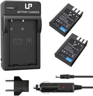 ENEL9 EN EL9a Battery Charger Pack  2Pack Battery Charger Compatible with Nikon D40 D40X D60 D3000 D5000 Cameras Replacement for MH23