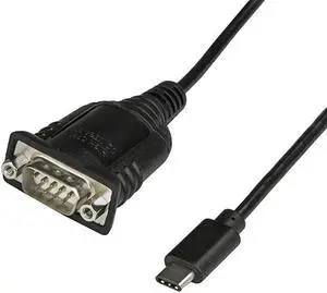 com USB C to Serial Adapter Cable 16 40cm USB Type C to RS232 DB9 Converter Cable USBC Serial Cable for PLCs Scanners Printers MaleMale WindowsMacLinux ICUSB232C