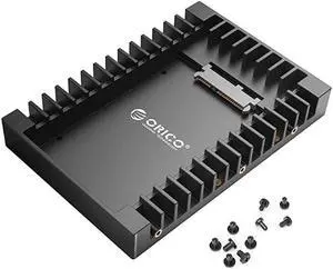 25 SSD SATA to 35 Hard Drive Adapter Internal Drive Bay Converter Mounting Bracket Caddy Tray for 7 95 125mm 25 inch HDD SSD with SATA III Interface 25 SSD SATA to 35 Hard Drive Adapter Internal Drive Bay Converter Mounting Bracket Caddy Tray for 7 95 125mm 25 inch HDD SSD with SATA III Interface