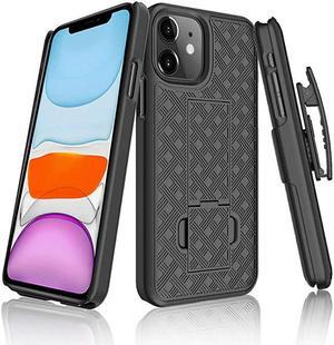 iPhone 11 Holster,  Shell Holster Combo Case for Apple iPhone 11 with Stand and Belt Clip (Not for 11 Pro or Pro max)