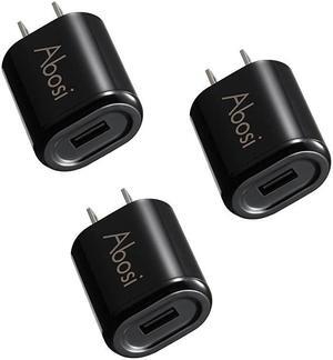 Wall Charger  3 Pack 5V 1A UL Certified Universal Power Adapter USB 1 Port Home Wall Charger Plug Compatible with iPhone Samsung and More Device UL Listed