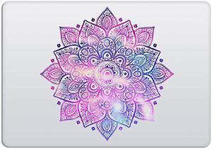Laptop Stickers MacBook Decal Removable Vinyl Mandala Purple Blue Decal Skin for Apple MacBook Air Pro 13 15 inch Mac Retina Best Decorative Sticker by