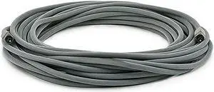 102767 Premium SPDIF Toslink Digital Optical Audio Cable Silver 50ft | Heavy Duty Mesh Jacket Metal Connector Heads for Play Station Xbox one Home Theater amp More