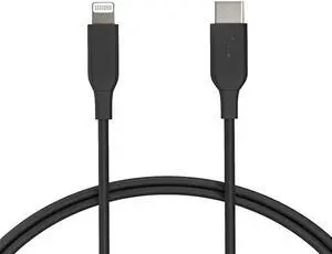 USBC to Lightning Cable MFi Certified Charger for iPhone 11 Pro11 Pro Max Black 3Foot