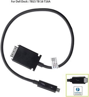 Dock USB-C Cable for Dell Docking Station TB15 TB16 K16A Dock Compatible Dell DPN 5T73G 05T73G 3V37X 03V37X Docking Station Cable