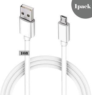 Long Android Charger Cable Fast ChargeUSB to Micro USB Cable WhiteMicro USB 20 Cable USB Micro Cable for Samsung Charger Cord Tablet Galaxy 7 S7 S6 Edge LG PhoneCharging Wire for Kindle Fire