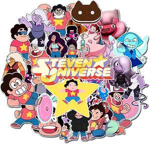 Steven Universe Fans Stickers for Laptop Water Bottle Luggage Snowboard Bicycle Skateboard Decal for Kids Teens Adult Waterproof Aesthetic Stickers