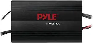 Hydra Marine Amplifier Upgraded Elite Series 800 Watt 4 Channel Micro Amplifier Waterproof GAIN Level Controls RCA Stereo Input 35mm Jack MP3 amp Volume Control PLMRMP3B