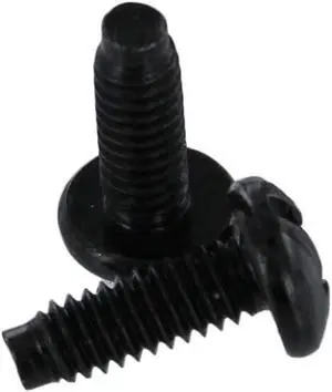 12-24 Pan Phillips Pilot Point Screws for Rack Mount Server Shelves Cabinets 3/8 Inch, Set of 50