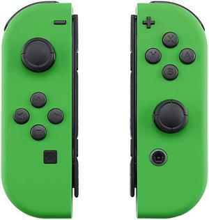Soft Touch Grip Green Joycon Handheld Controller Housing with Full Set Buttons, DIY Replacement Shell Case for Nintendo Switch Joy-Con – Console Shell NOT Included