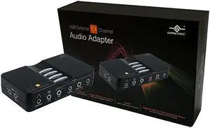 NBA200U USB External 71 Channel Audio Adapter Black