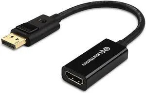DisplayPort to HDMI Adapter (DP to HDMI Adapter is NOT Compatible with USB Ports, Do NOT Order for USB Ports on Computers)
