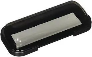 EMCBK1 Universal in Dash Water Resistant Waterproof Tinted Radio Shield Receiver Cover Black Base