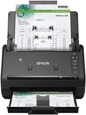 Workforce ES-500WR Wireless Color Receipt & Document Scanner for PC and Mac, Auto Document Feeder (ADF), Black