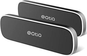 2 Pack Magnetic Phone Car Mount  Phone Magnet for Car Universal Stick On Rectangle Flat Dashboard Car Phone Magnet Mount for Cell Phones and Mini Tablets Rectangle Flat