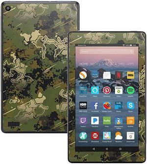 Skin Compatible with  Kindle Fire 7 (2017) - Viper Woodland | Protective, Durable, and Unique Vinyl Decal wrap Cover | Easy to Apply, Remove, and Change Styles | Made in The USA