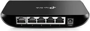 5 Port Gigabit Ethernet Network Switch | Plug and Play | Desktop or WallMounting | Plastic Case Ethernet Splitter | Fanless | Traffic Optimization | Unmanaged TLSG1005D