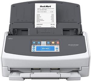 ScanSnap iX1500 Deluxe with Adobe Acrobat DC Pro for Mac PC White
