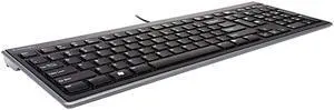 Slim Type Wired Keyboard K72357USABlack