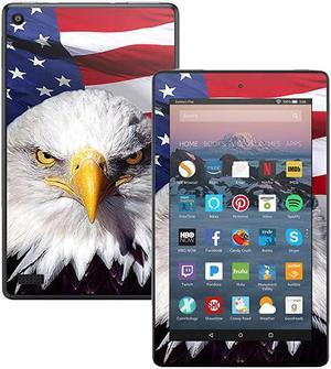 Skin Compatible with  Kindle Fire 7 (2017) - America Strong | Protective, Durable, and Unique Vinyl Decal wrap Cover | Easy to Apply, Remove, and Change Styles | Made in The USA
