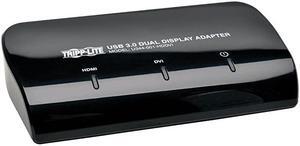 USB to DVI and HDMI Dual Monitor Video Display Adapter USB 30 SuperSpeed U344001HDDVI