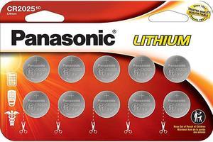 CR2025 30 Volt Long Lasting Lithium Coin Cell Batteries in Child Resistant Standards Based Packaging 10 Pack