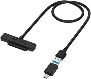 USB 31 TypeA to SSD 25Inch SATA Hard Drive Adapter Optimized for SSD Support UASP SATA III ECSS31