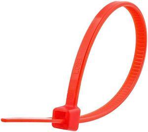 Inch 18lb Miniature Nylon Zip Tie Assorted 500 pack Red