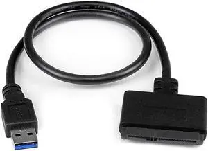 com SATA to USB Cable - USB 3.0 to 2.5” SATA III Hard Drive Adapter - External Converter for SSD/HDD Data Transfer (USB3S2SAT3CB)