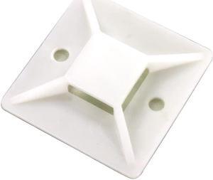 XLarge Cable Tie Mounts 100 Pack For Fast FrustrationFree Wire Management Anchor These Zip Tie Bases ToolsFree With Sticky Backs Or Use ScrewHoles For Permanent Hold