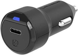 CPDC8 Certified Powervolt USB TypeC Fast Car Charger Power Delivery 30 for Standard USBC Devices Black