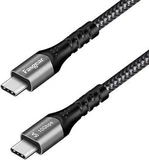 USB C to USB C Cable 3ft 10Gbps USB 31 Gen 2 Cord 5A Fast Charger with 4K Video and 100W Power Delivery PD Thunderbolt Compatible for MacBookMatebookPixelbookiPadGalaxy Note 10 Black