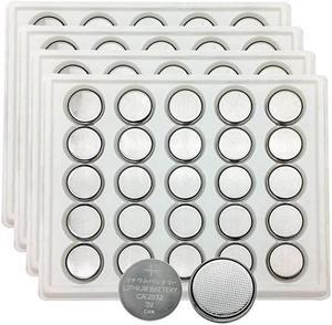 3V Lithium Coin Cell Battery CR2032 100 Pack