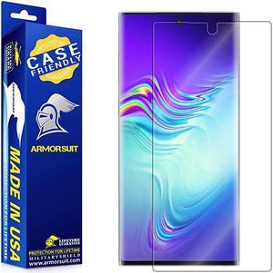 MilitaryShield Screen Protector for Samsung Galaxy Note 10+ Plus 68 inch DisplayCase Friendly AntiBubble HD Clear Film