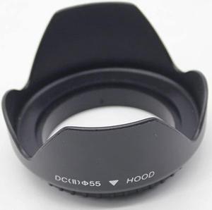 55mm Tulip Flower Lens Hood for Nikon D3400 D3500 D5600 with Nikkor AF-P 18-55mm Lens