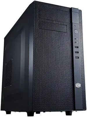 N200 Mini Tower Computer Case with Fully Meshed Front Panel and mATXMiniITX Support