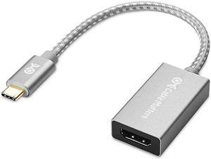 Aluminum USB C to HDMI Adapter in Space Gray for Surface Pro 7 and More Support 4K 60Hz and HDR