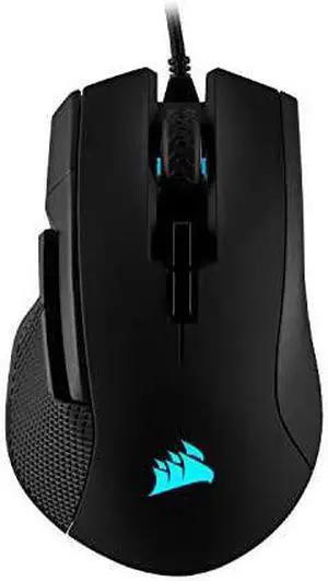 Ironclaw RGB FPS and MOBA Gaming Mouse 18000 DPI Optical Sensor Backlit RGB LED Black