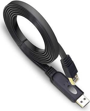 USB Console Cable  6 ft USB to RJ45 Cable Essential Accesory Compatible with Cisco NETGEAR Ubiquity LINKSYS TPLink RoutersSwitches for Laptops in Windows Mac Linux FTDI Chip
