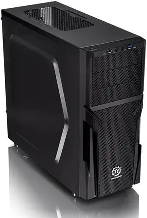 Versa H21 SPCC ATX Mid Tower Computer Chassis CA-1B2-00M1NN-00,Black