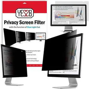 236 Inch Monitor Privacy Screen Filter for 169 Widescreen Display Computer Desktop AntiSpy AntiBlue Light and AntiGlare Protector Made in Korea