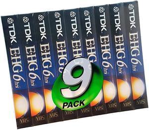 9 Pack Extra High Grade T120 Video Tapes