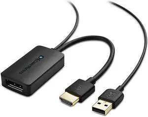 HDMI to DisplayPort Adapter HDMI to DP Adapter with 4K Video Resolution Support