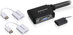 2Port VGA and DisplayPort KVM Switch Kit GCS22DPKIT