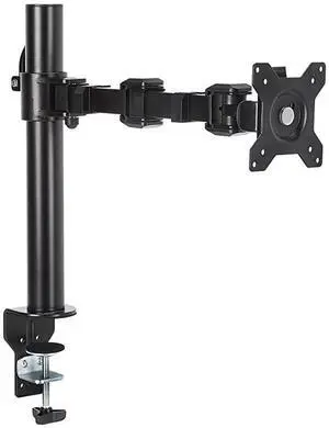 Single Computer Monitor Stand Height Adjustable Desk Arm Mount Steel