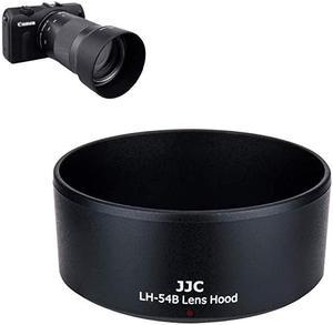 Bayonet Dedicated Lens Hood Shade for Canon EFM 55200mm f4563 is STM Lens on Canon EOS M50 M100 Mirrorless Camera Replaces Canon ET54B OEM Lens Hood